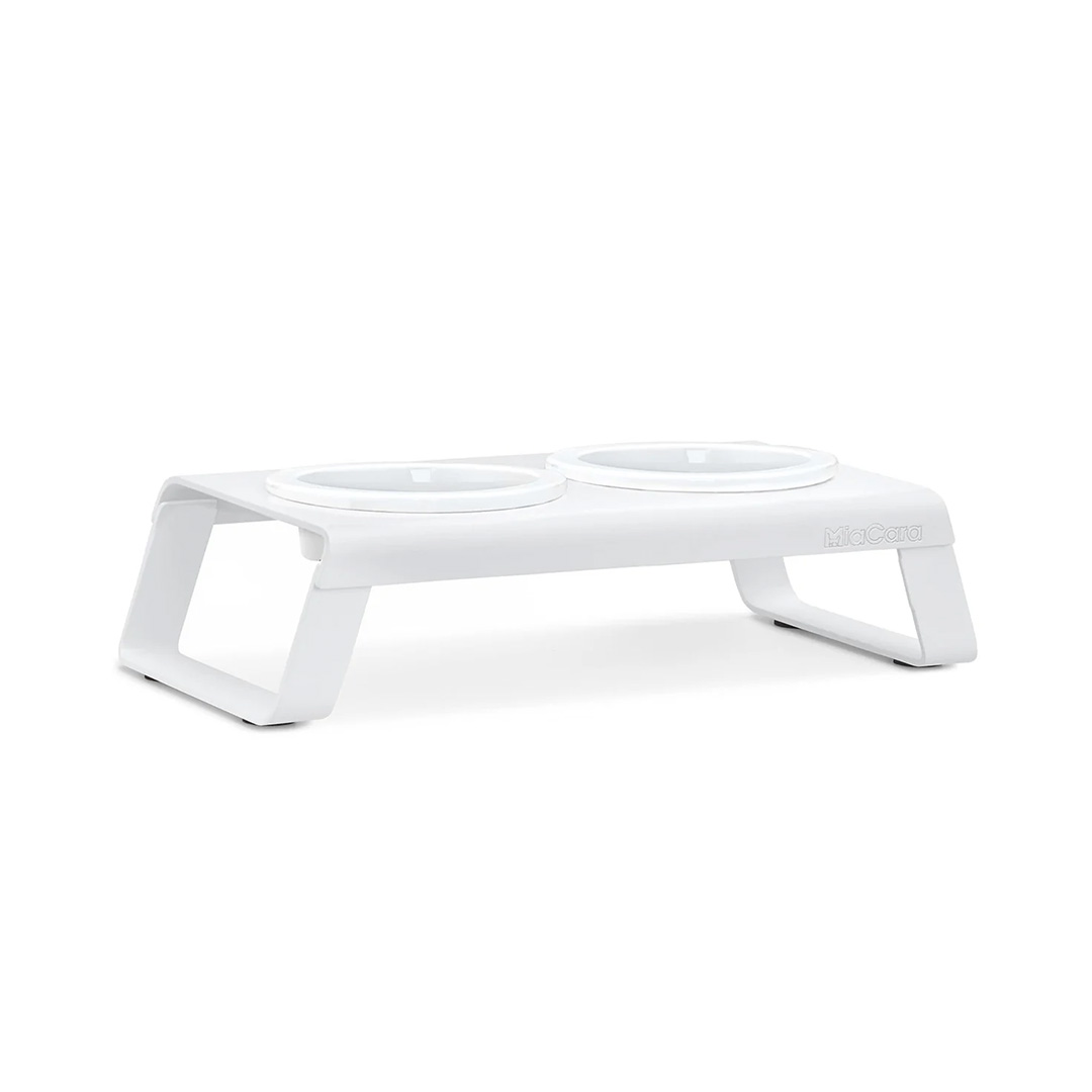 Desco Cat Feeder S White