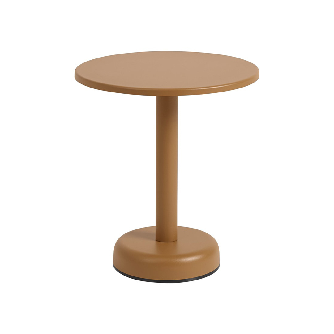 LINEAR STEEL COFFEE TABLE Φ42 バーントオレンジ