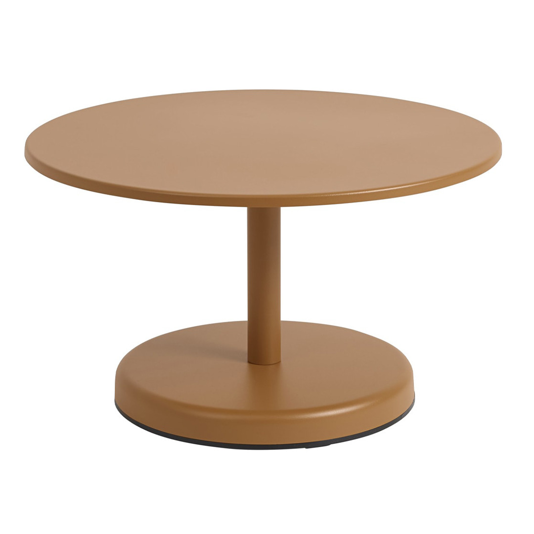 LINEAR STEEL COFFEE TABLE Φ70 バーントオレンジ