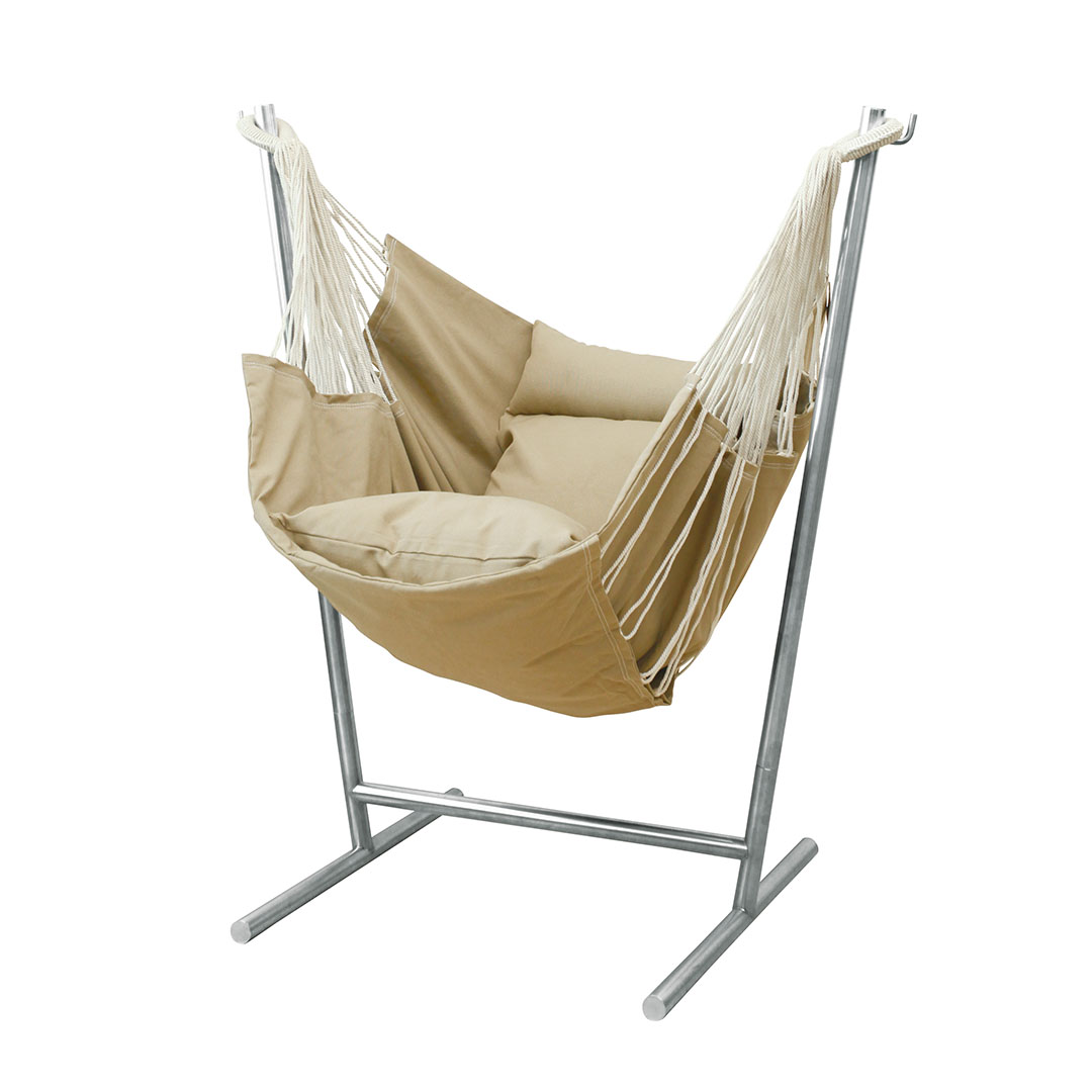 コンフォルタ ファブリック ハンモックチェア ベージュ