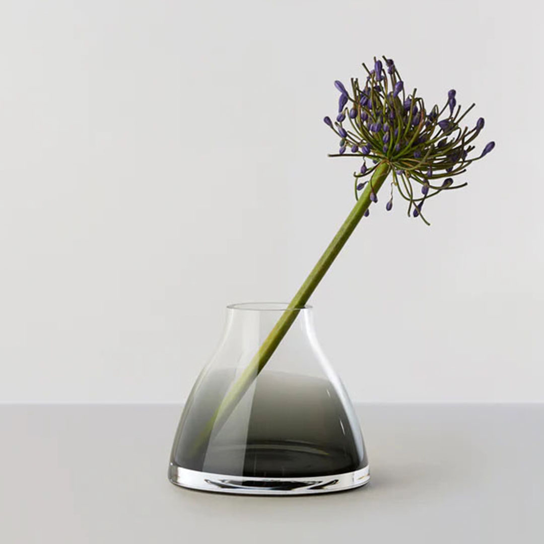 Flower vase No.1 Smoked grey