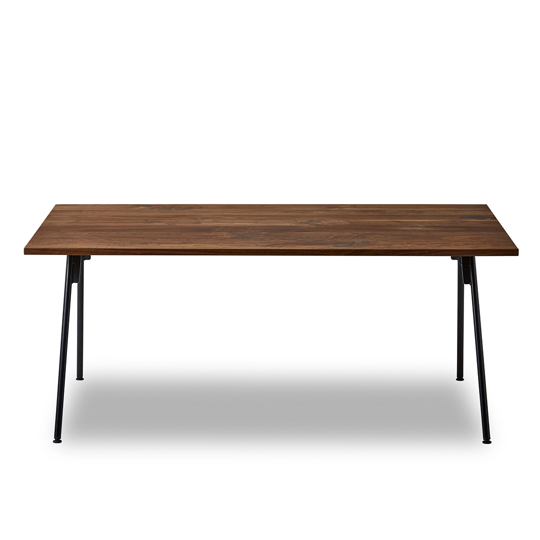 165DT ボートⅢ 角面（スチール脚C） ウォールナット