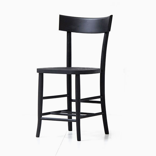 カフェチェア MILANO / ブラック塗装 ブラック塗装