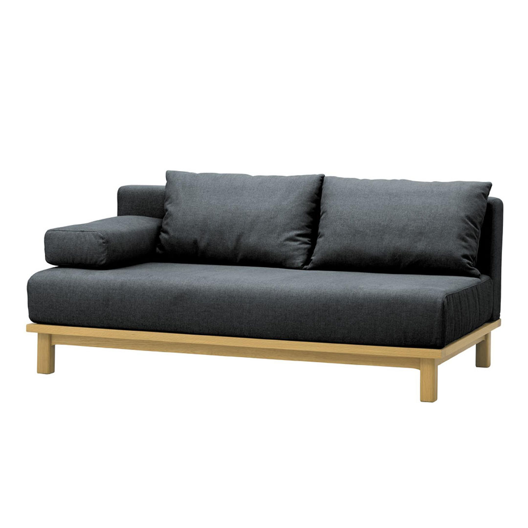 rect.unit sofa wide ブラック