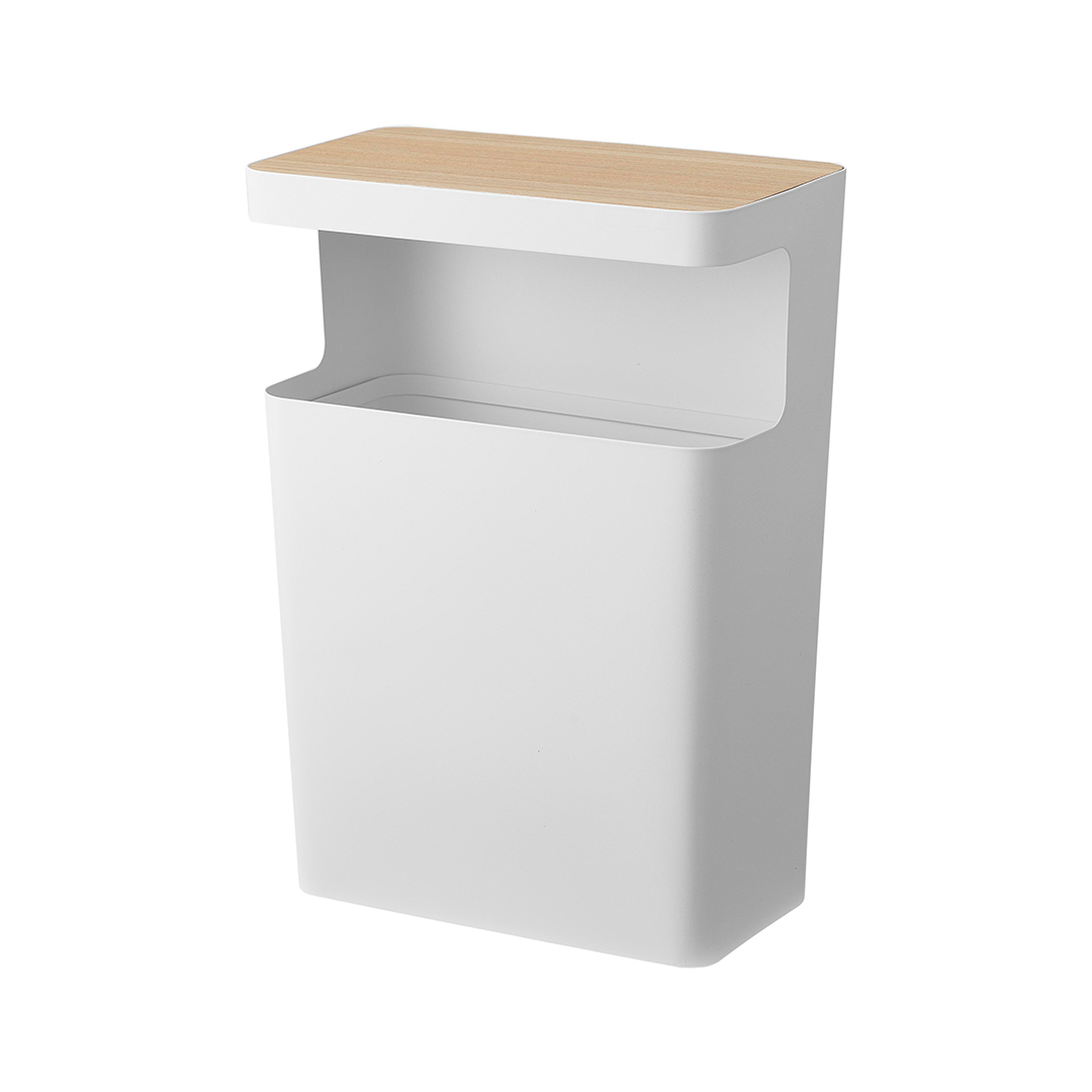 天板付きトラッシュカン リン 角型 ナチュラル