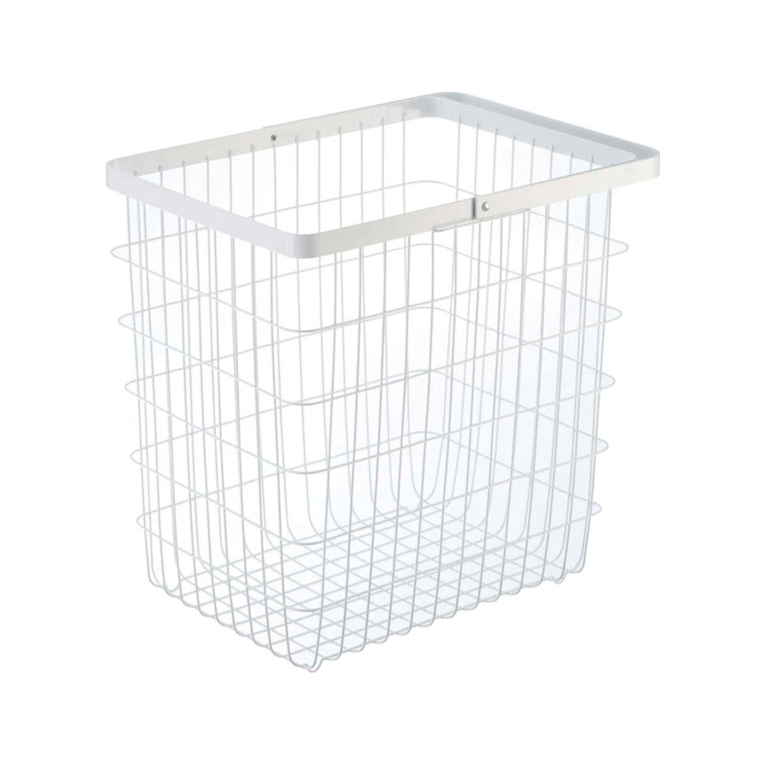 ランドリーワイヤーバスケット タワー L ホワイト