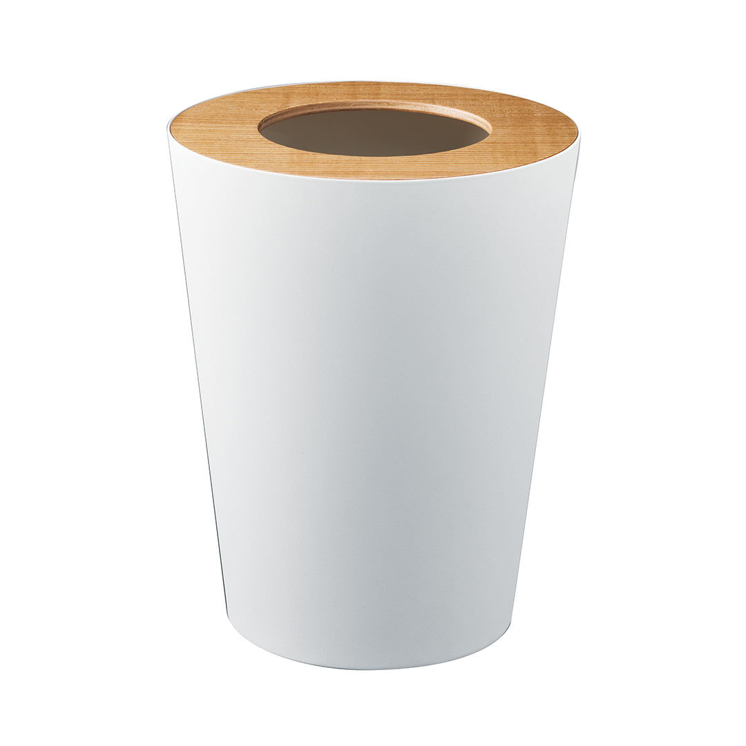 トラッシュカン リン 丸型 ナチュラル