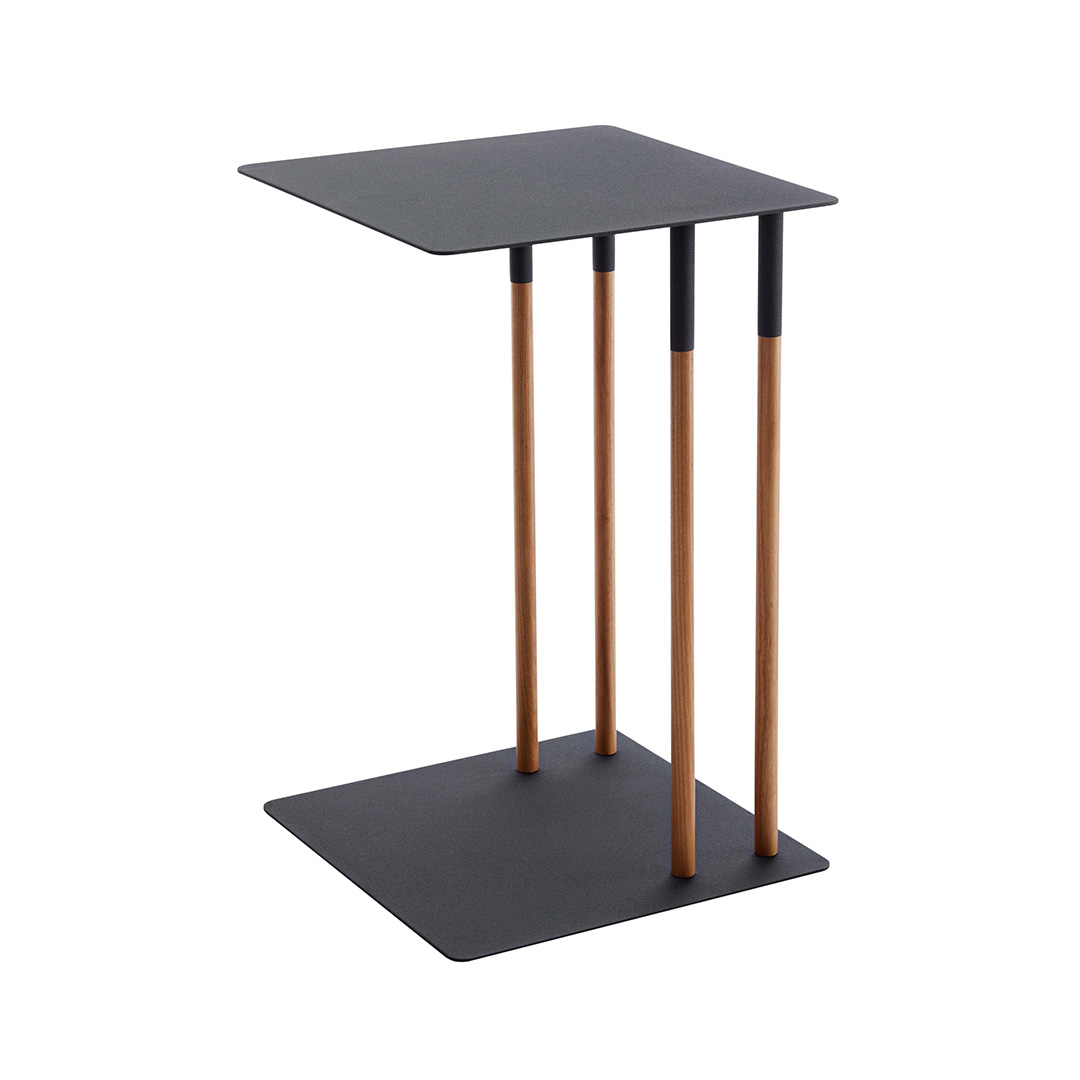 差し込みサイドテーブル プレーン ブラック