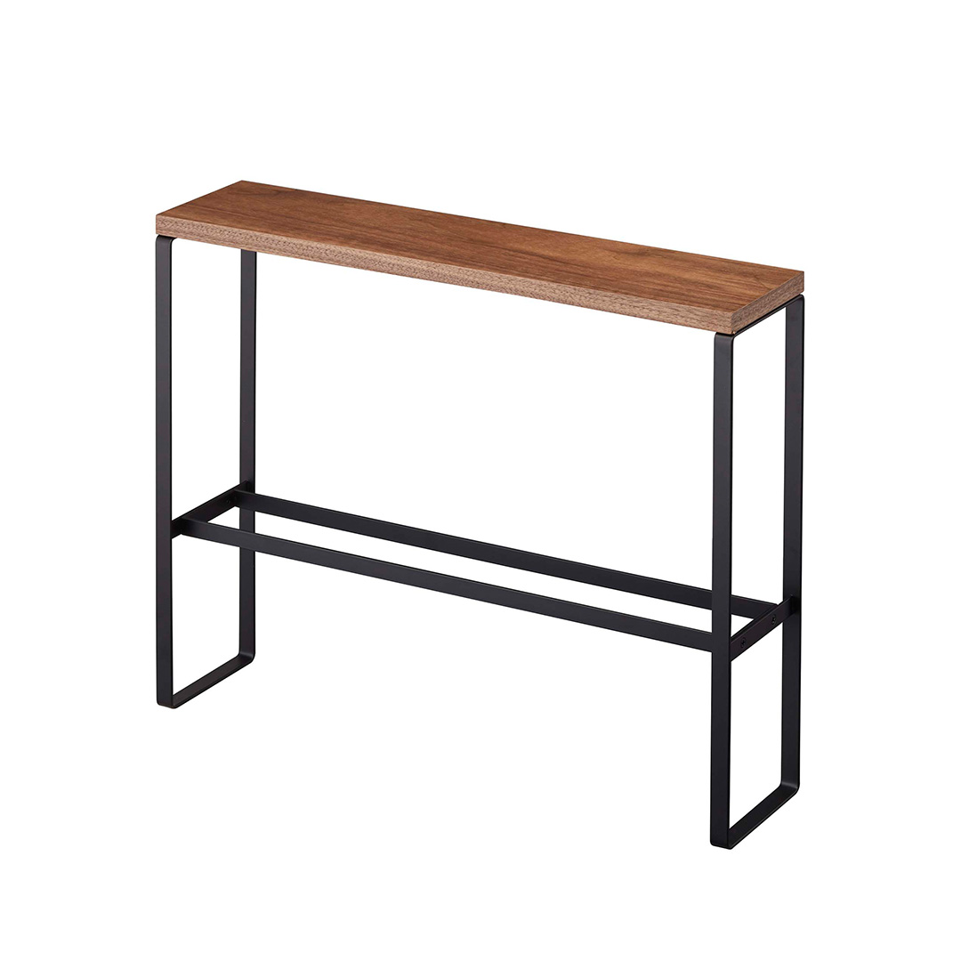 天板付きスリッパラック タワー ブラック