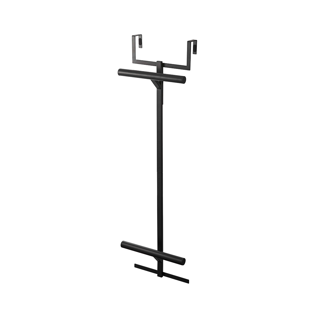 ランドセル＆リュックハンガー2段 タワー ブラック