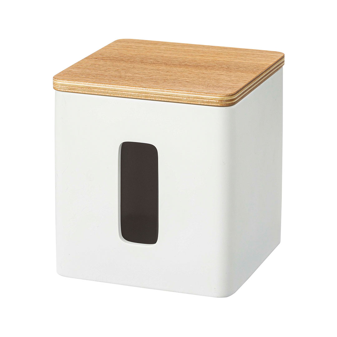 ティッシュ＆トイレットペーパーケース リン ナチュラル