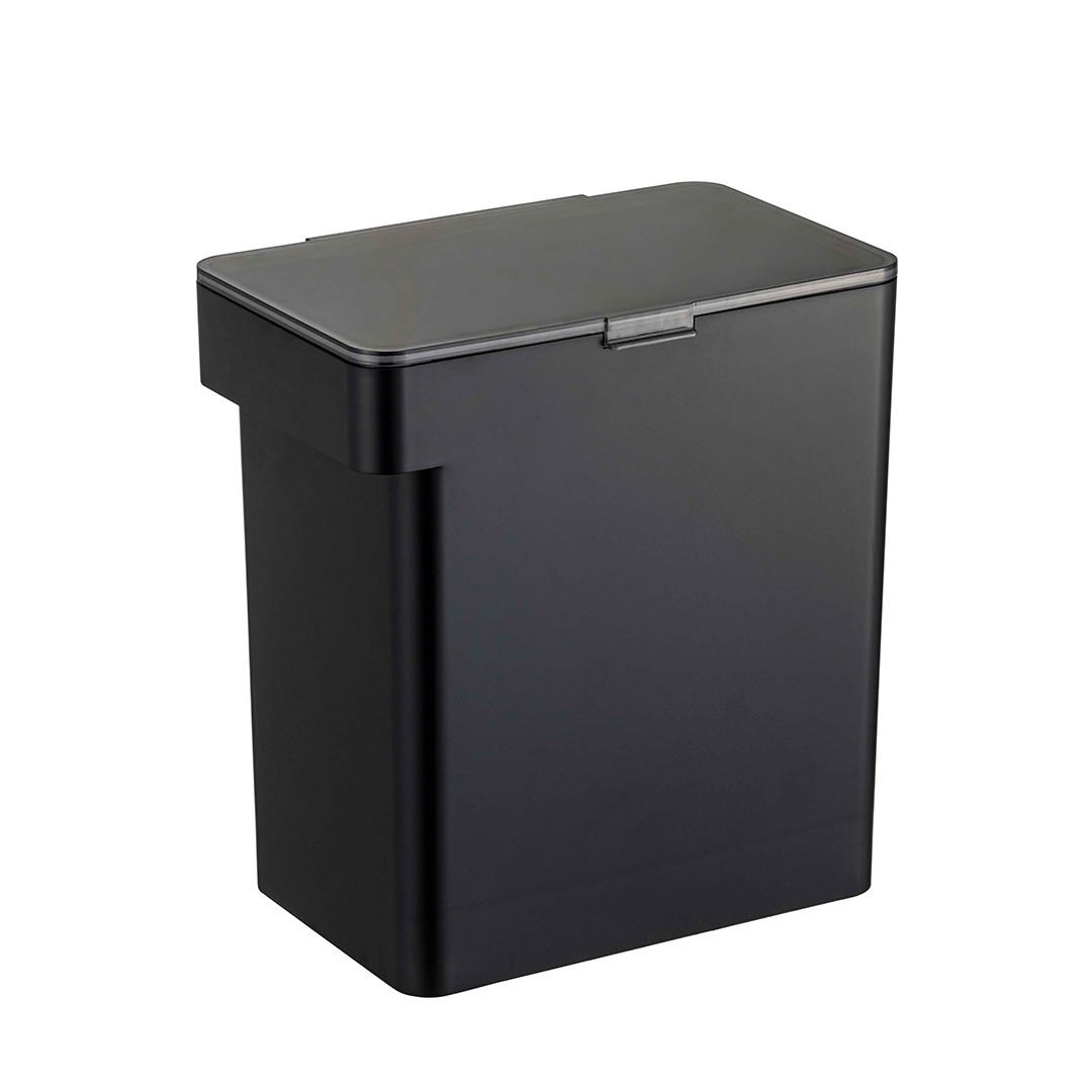 密閉ペットフードストッカー タワー 6.5kg 計量カップ付 ブラック