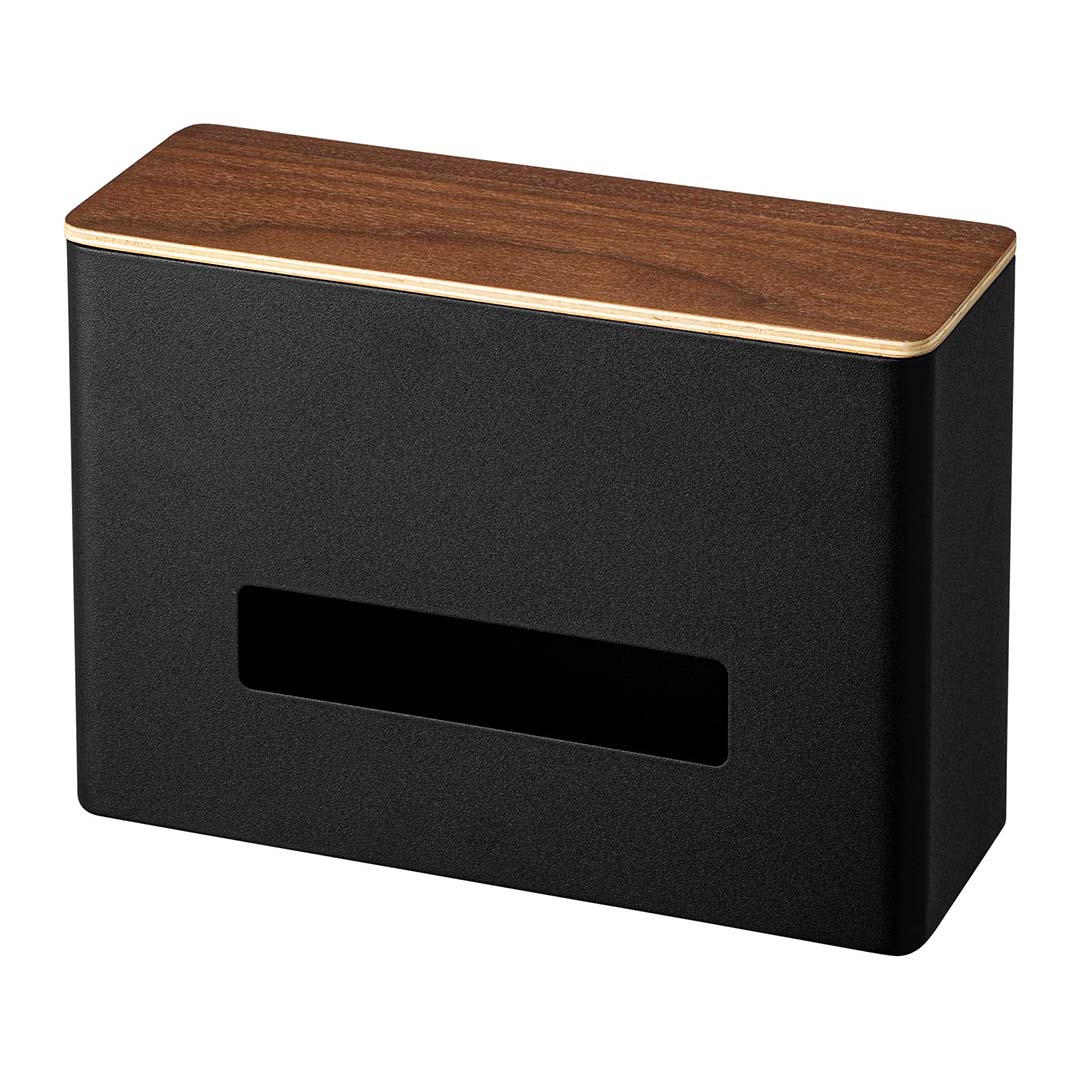 ティッシュ＆ウェットシートケース リン ブラウン