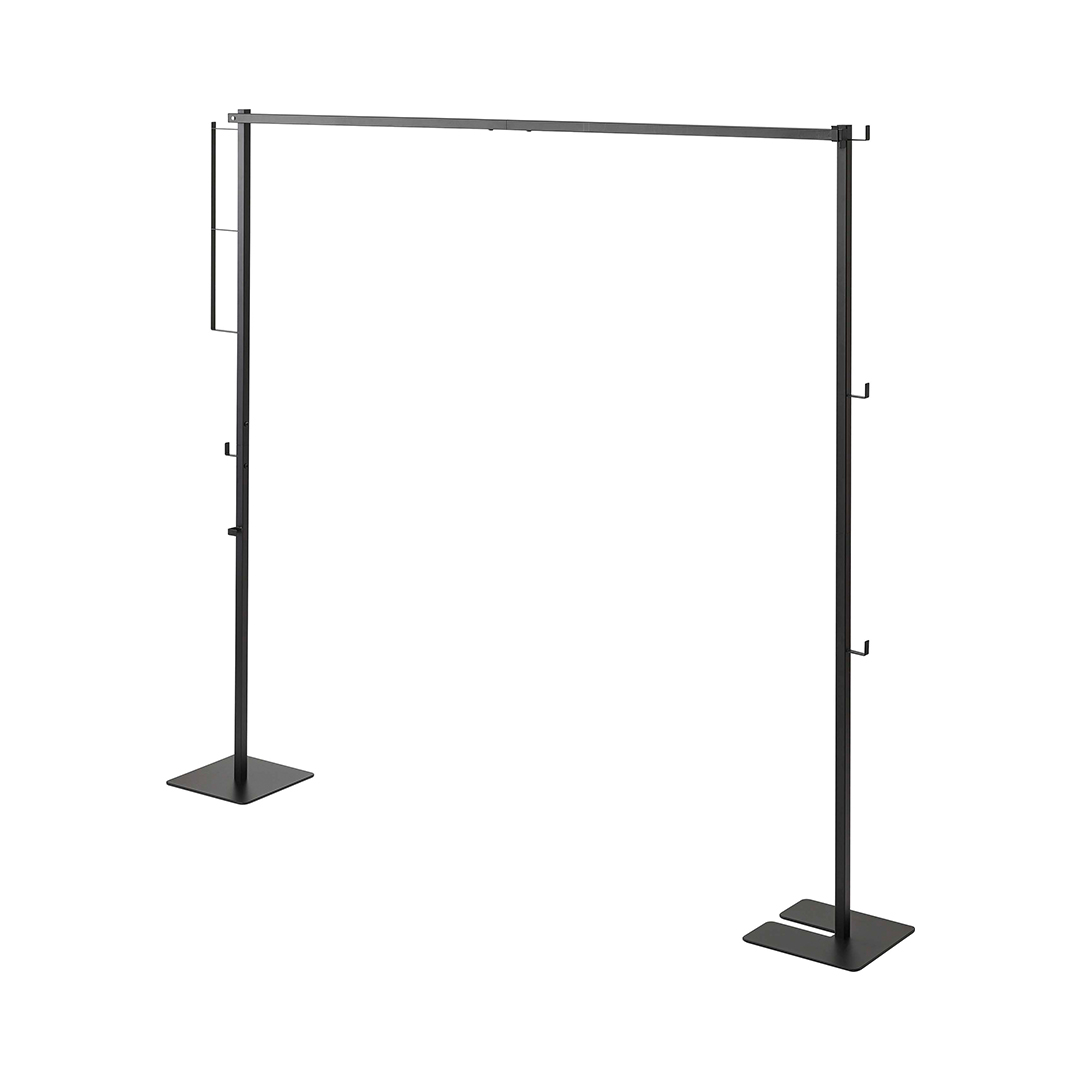 折り畳み室内物干し タワー ブラック