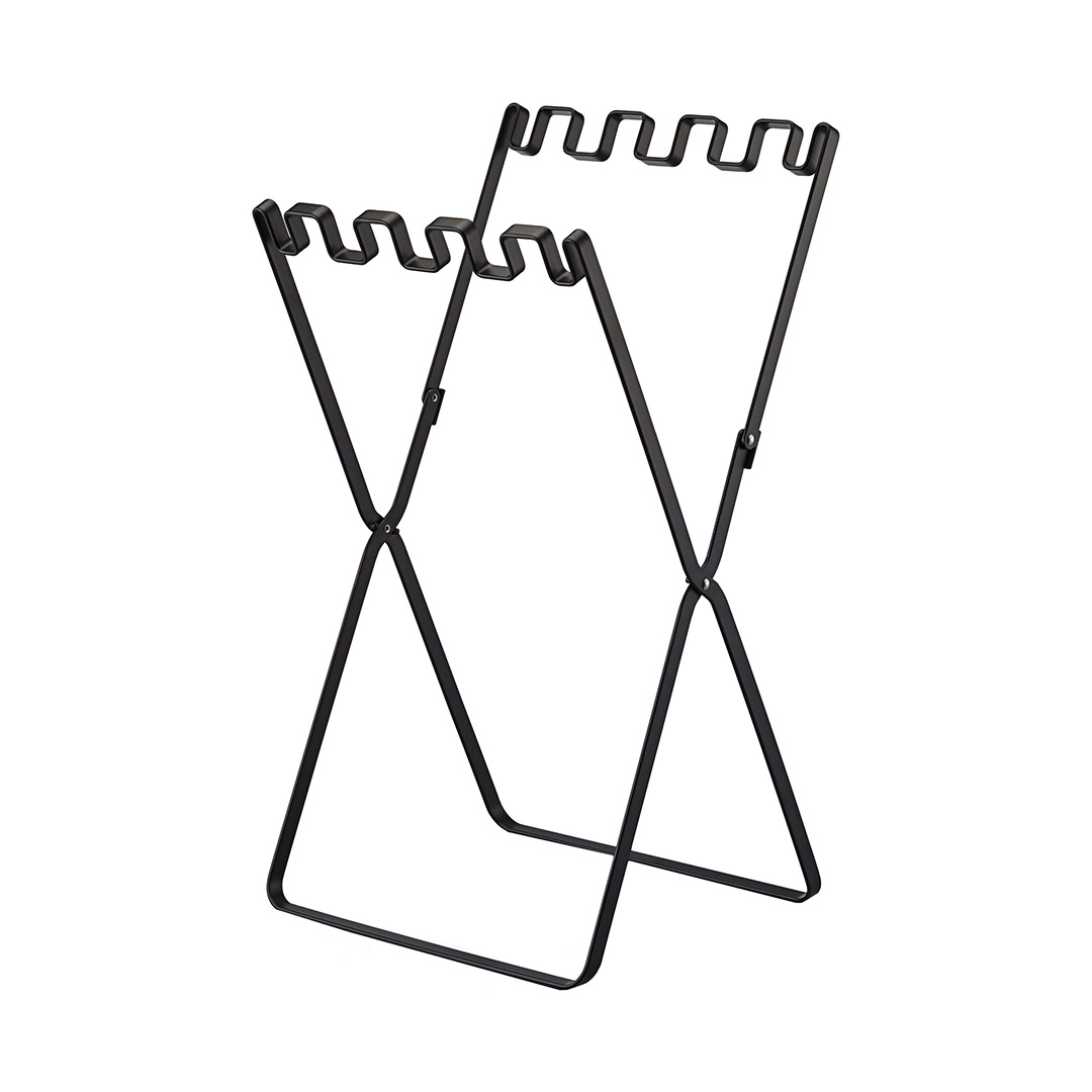 ゴミ袋＆レジ袋スタンド タワー ブラック