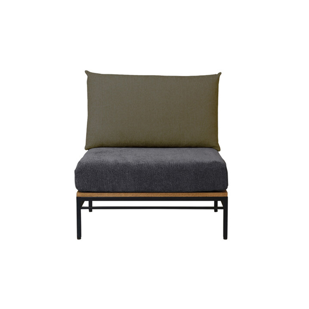 Karla sofa 1seater ダークグレー_サンドベージュ