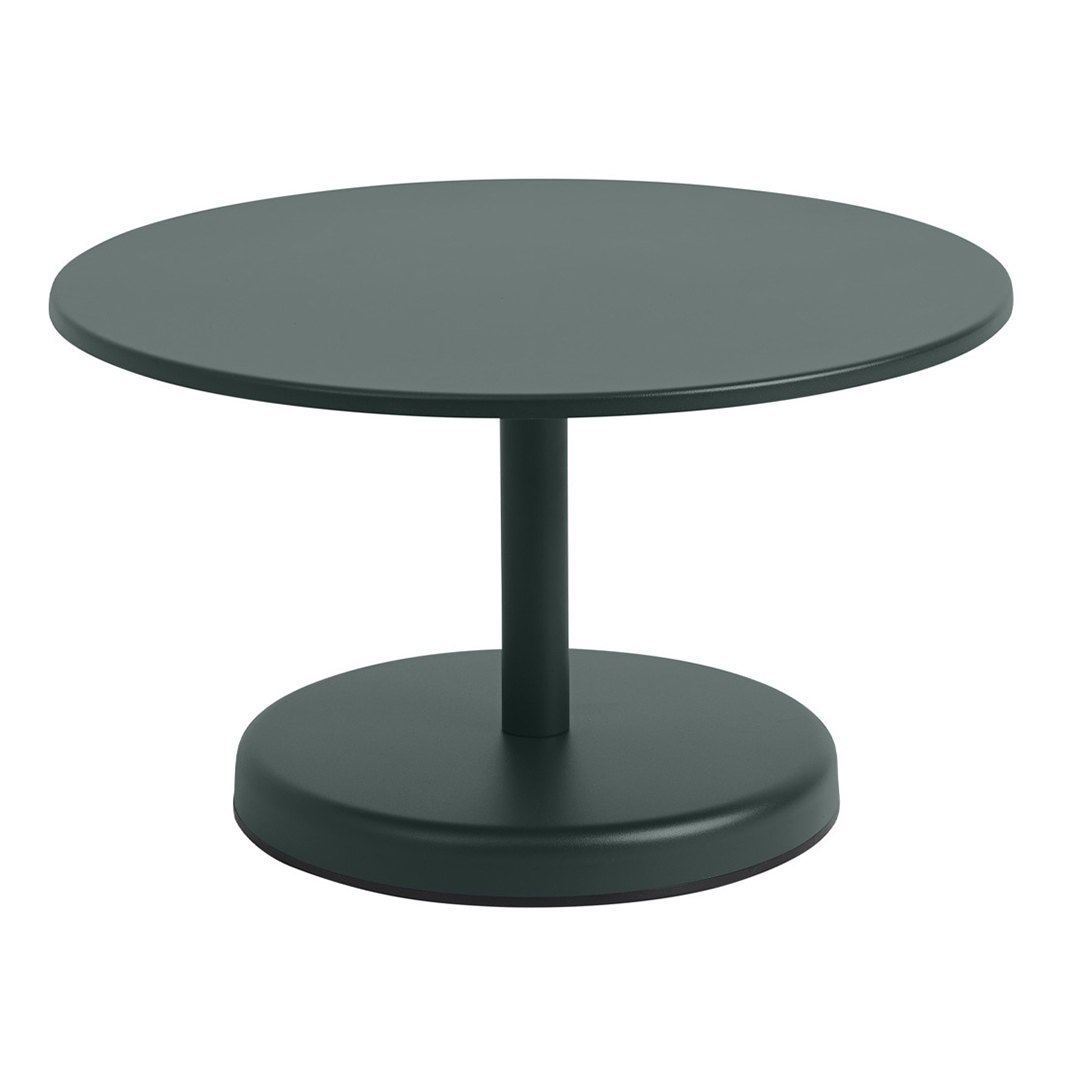 LINEAR STEEL COFFEE TABLE Φ70 ダークグリーン