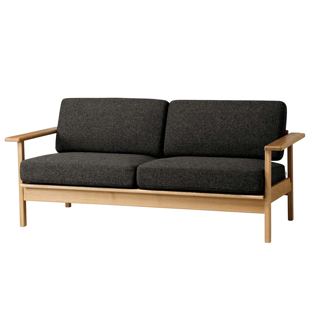 part sofa 2seater ブラック