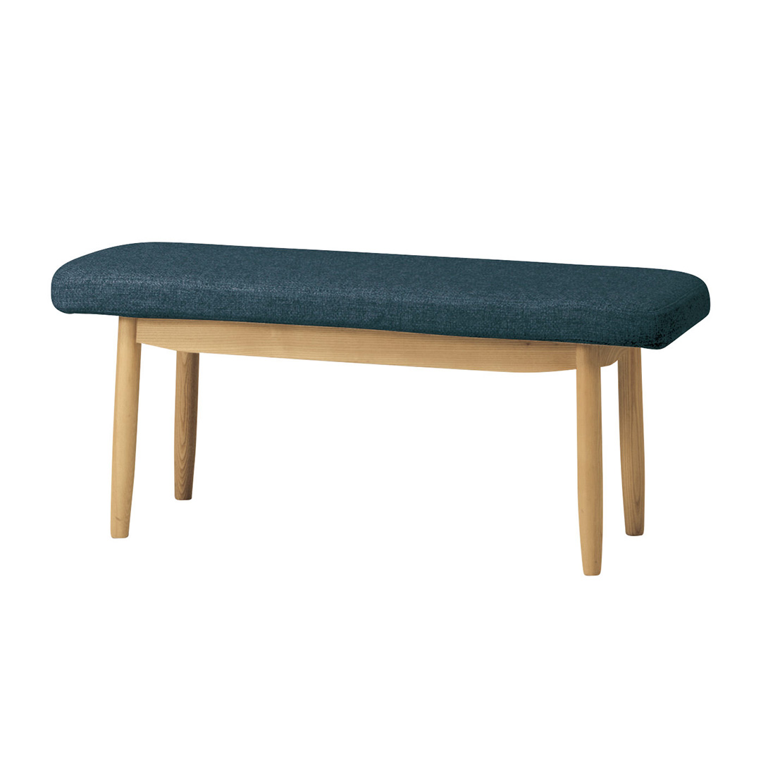 saucer dining bench ブルー
