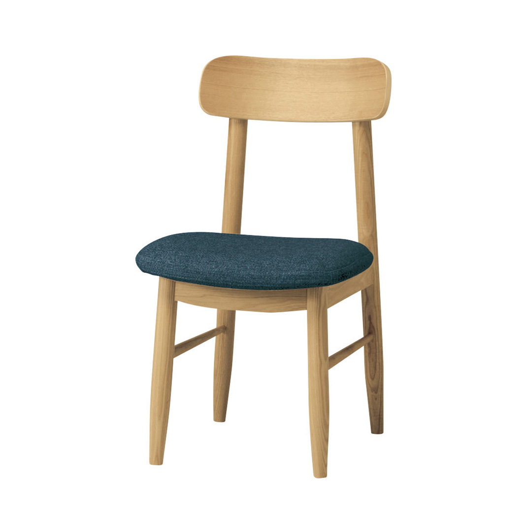 saucer dining chair ブルー