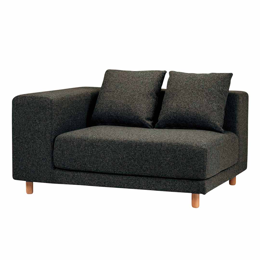snug.unit sofa right arm ブラック