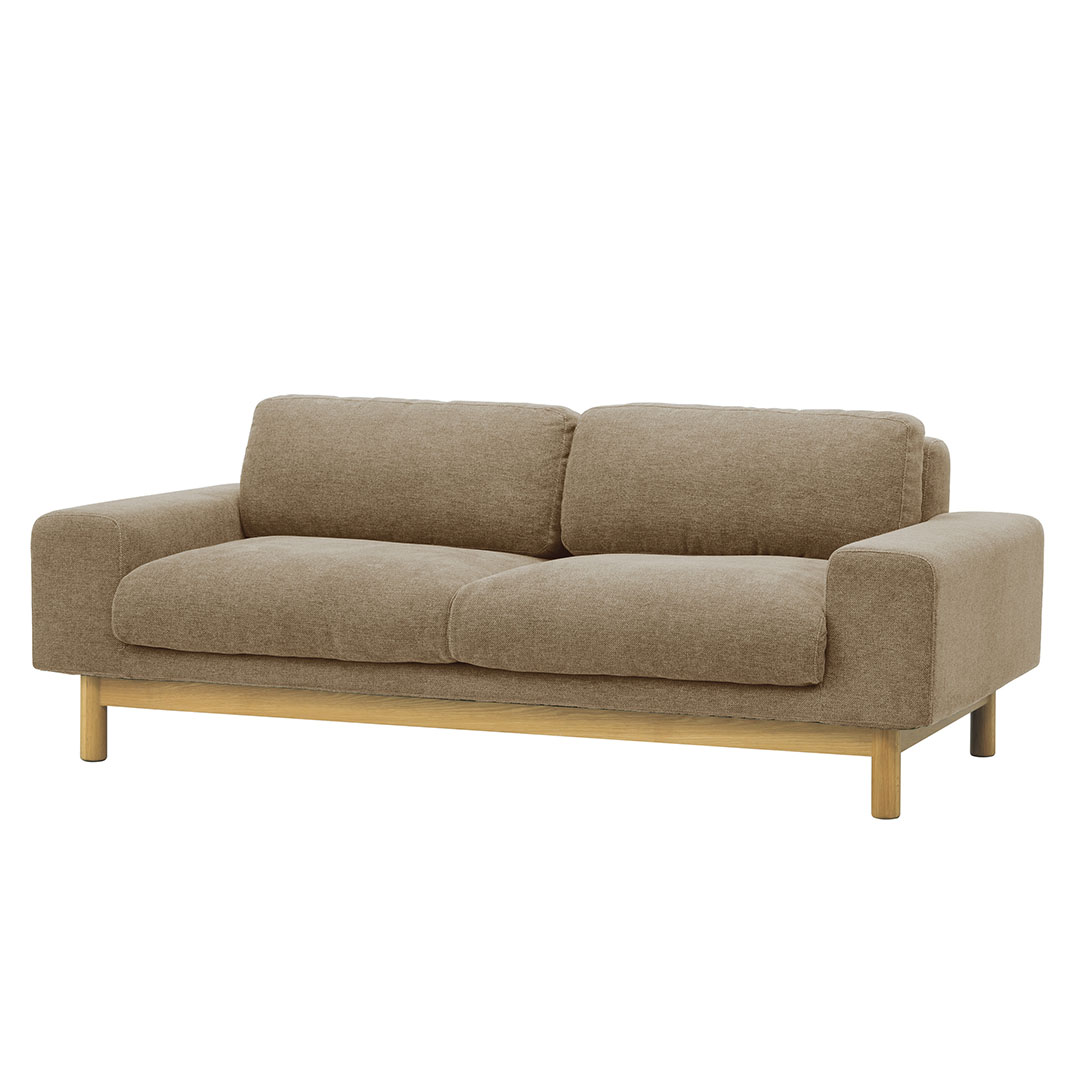 bulge sofa 2seater ダークベージュ