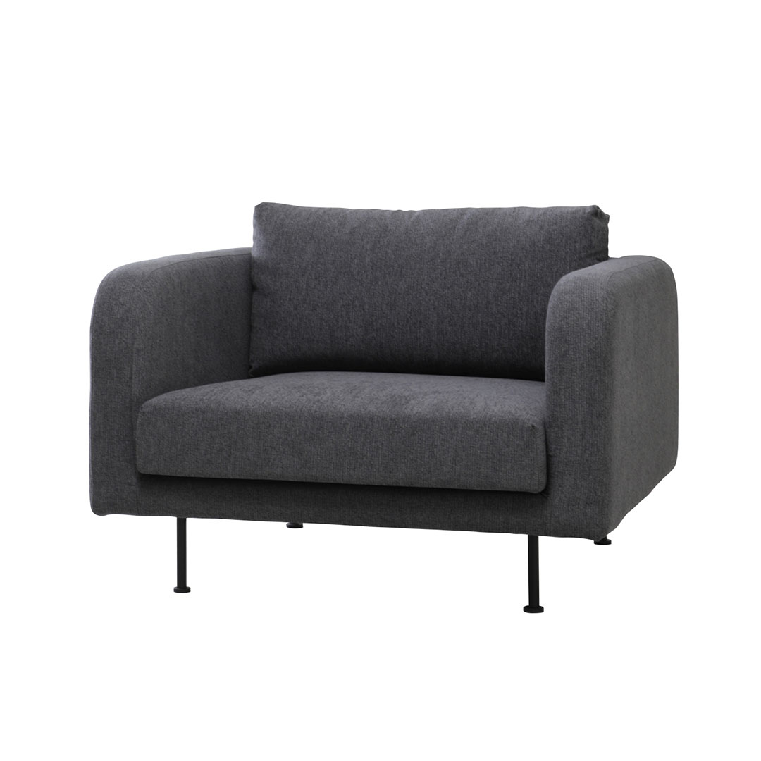 mons sofa 1seater ダークグレー