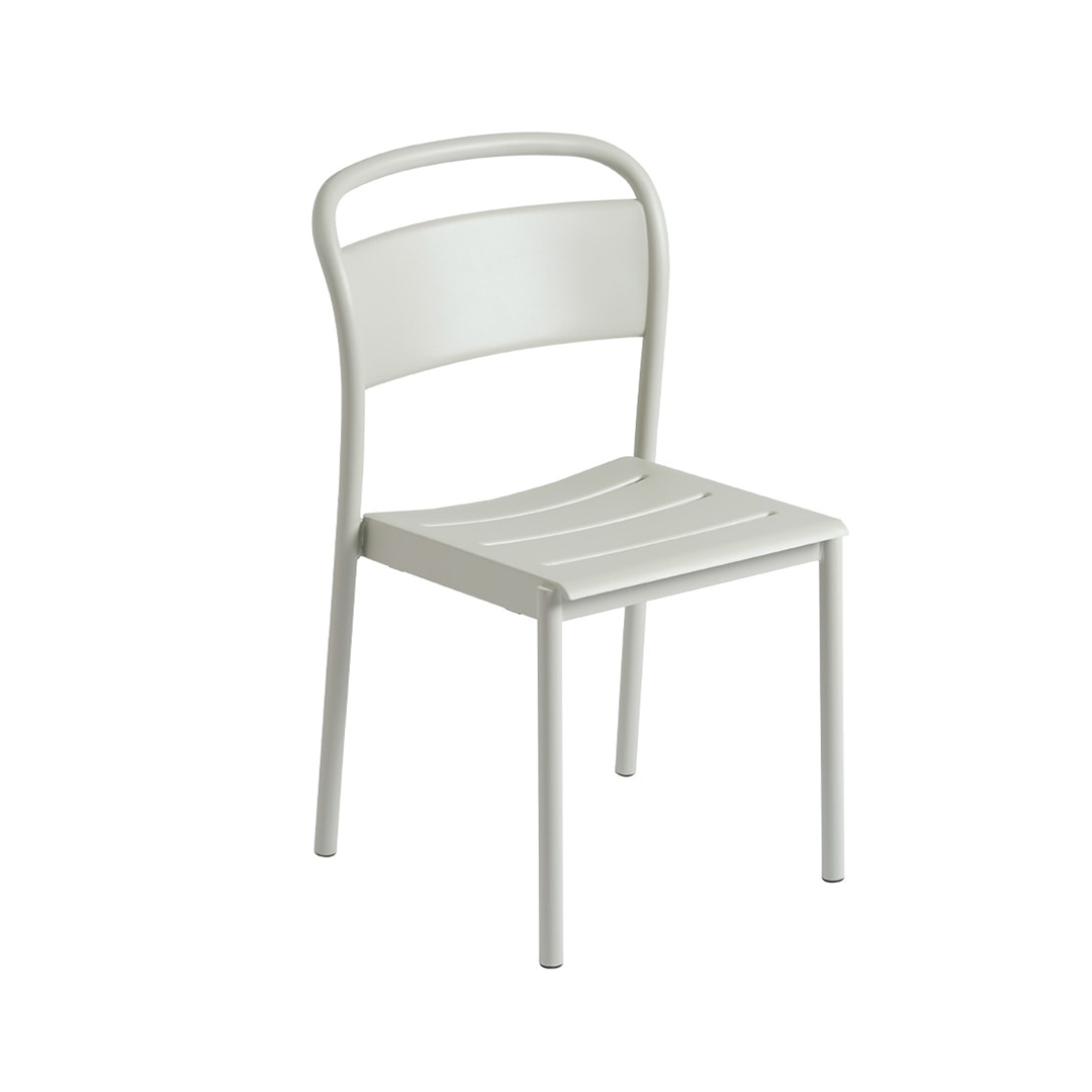 LINEAR STEEL SIDE CHAIR グレー