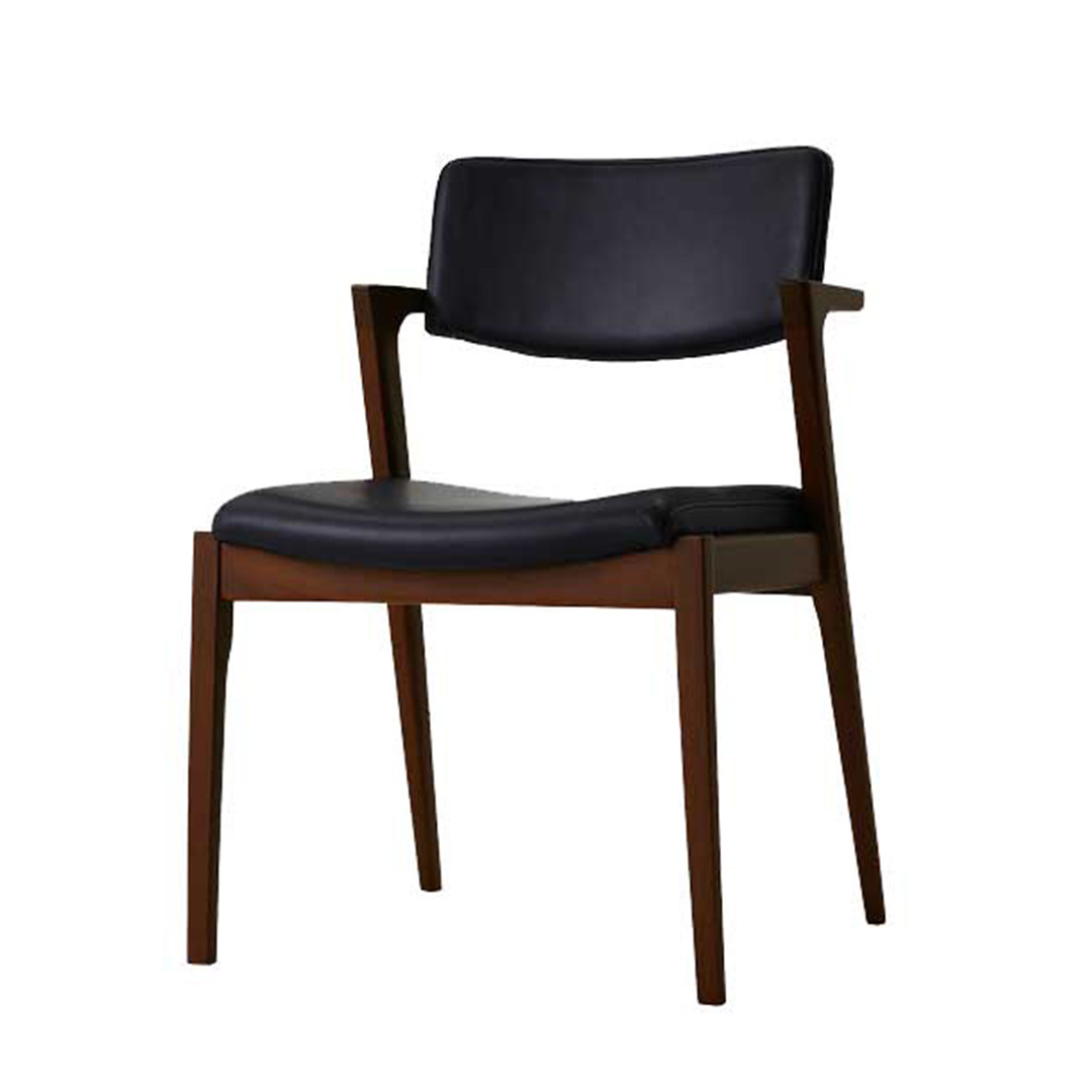 Koti アームレスチェア（脚カラー：ウォールナット）