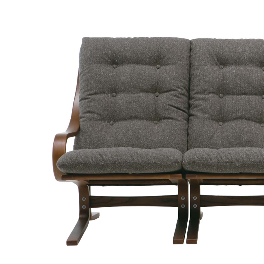 Agio 右肘1Pソファ（脚カラー：ウォールナット）