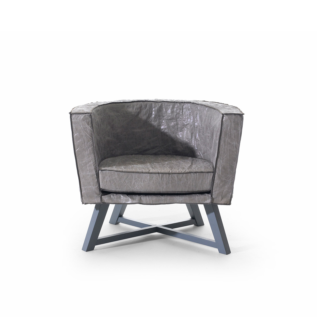 GRAY08ラウンジチェア（脚カラー：グレー）