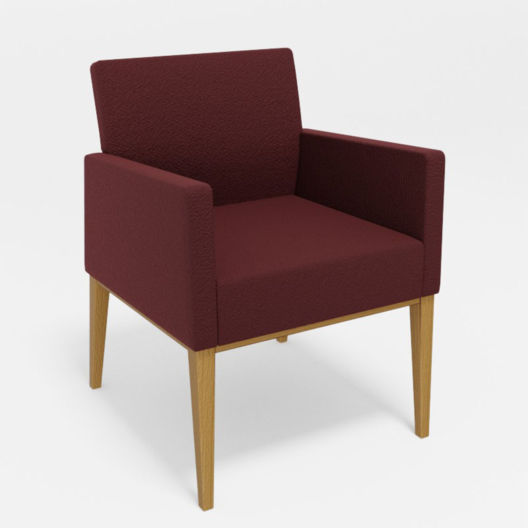 ロッタダイニングチェア肘付（脚カラー：CKOS）