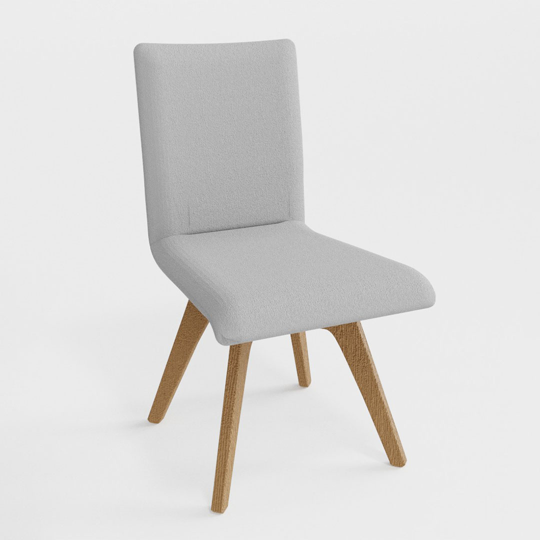 フィーノダイニングチェア固定木脚（脚カラー：CKOS）