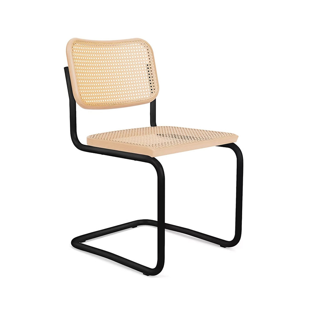 CESCA CHAIR MATTE FRAME アームレスチェア（脚カラー：オニキス・ウルトラマット）