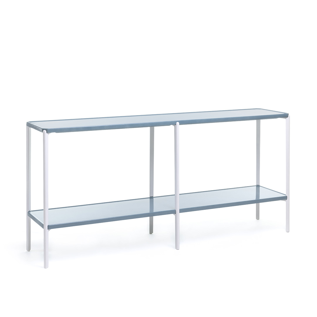 Tambour Concrete 長方形2段2連（脚カラー：ホワイト）