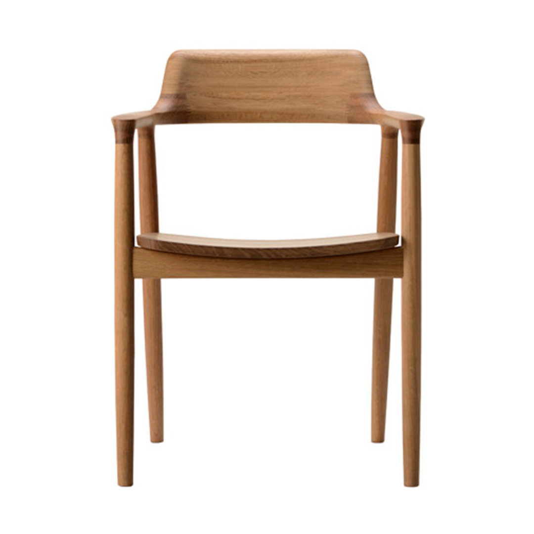 HIROSHIMAアームチェア オーク（板座）