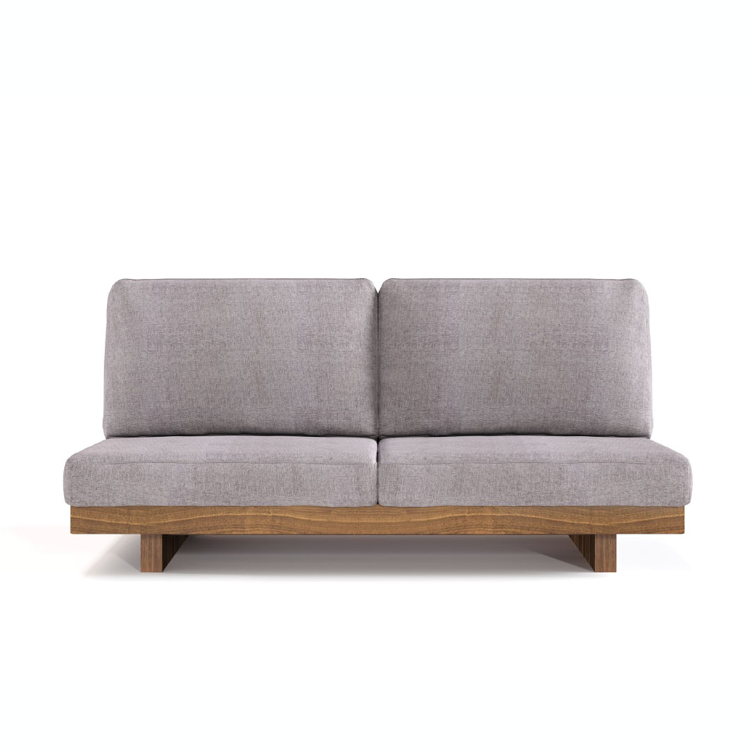 デニッシュソファ 2シーター W140（脚カラー：ウォールナット）