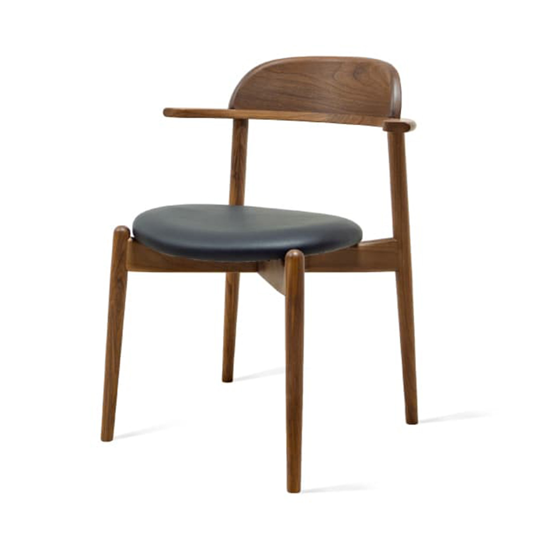 YU UC2-B ダイニングチェア（脚カラー：ウォールナット）