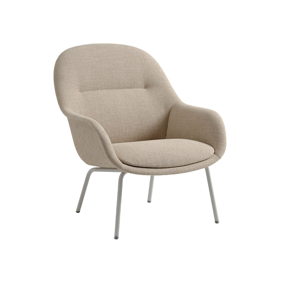 FIBER LOUNGE ARMCHAIR / TUBE BASE