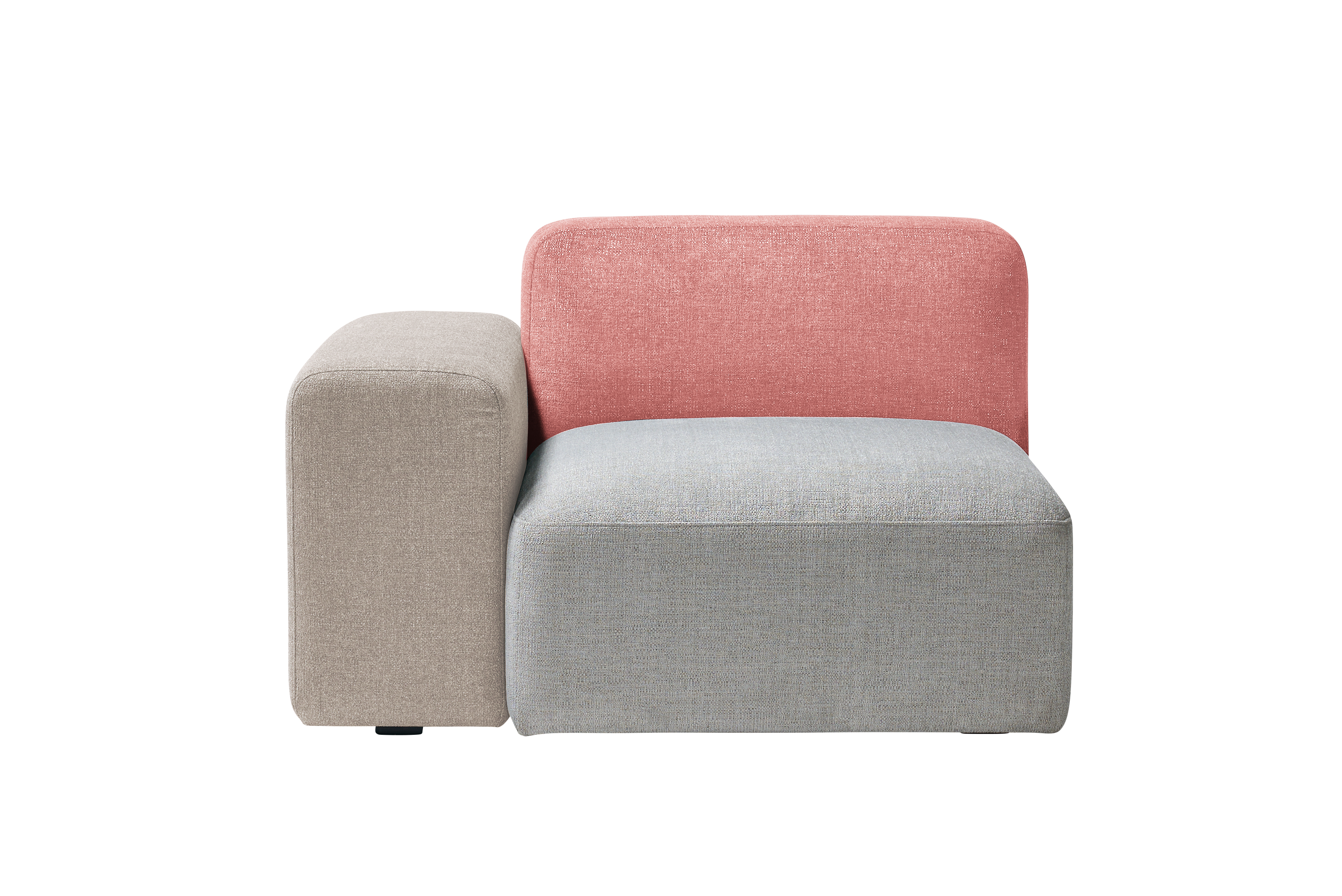 COLON sofa 1seater right arm (RED)