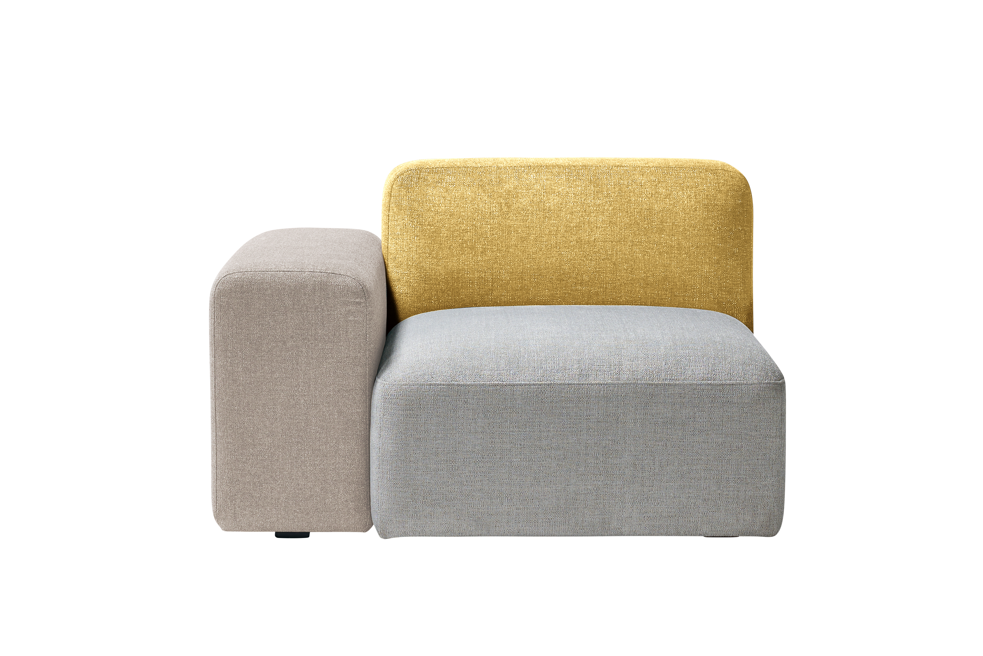 COLON sofa 1seater right arm (YELLOW)