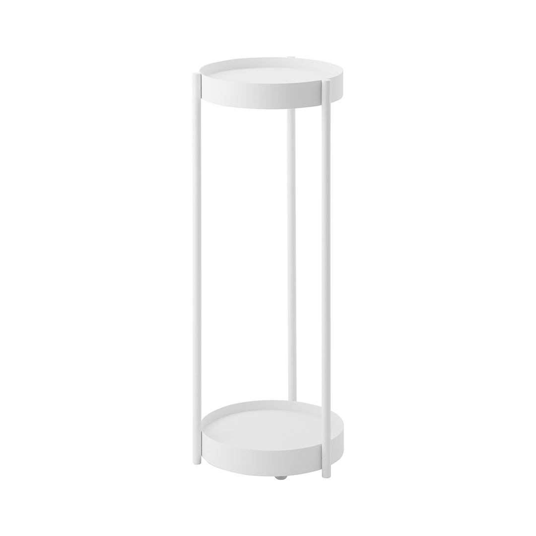 キャスター付きプランタースタンド タワー 2段