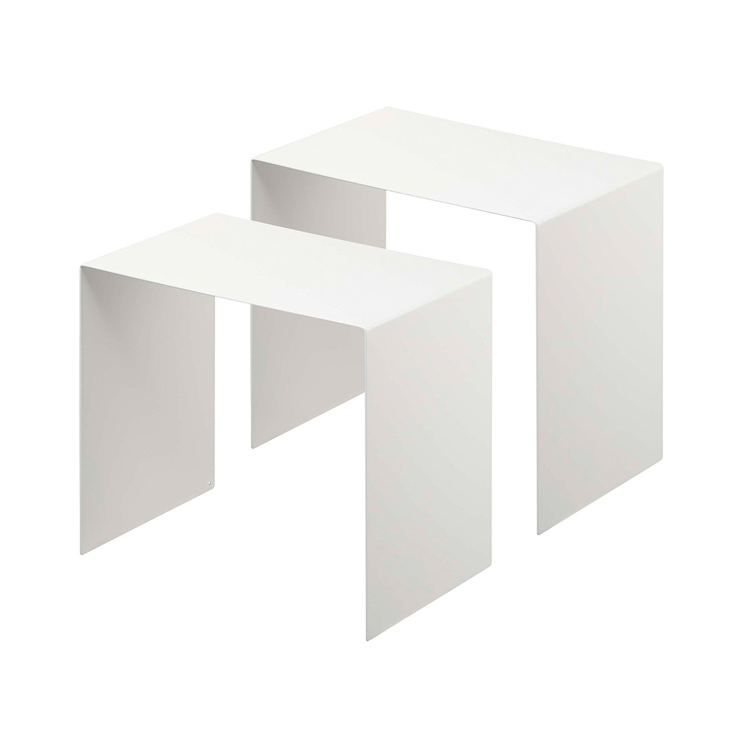 収納ボックス上ラック タワー 2個組