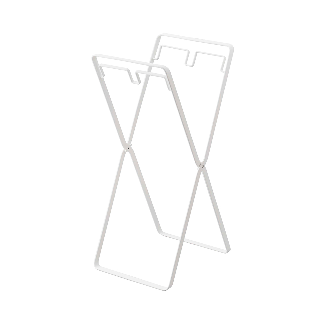 レジ袋2連＆30Lゴミ袋スタンド タワー